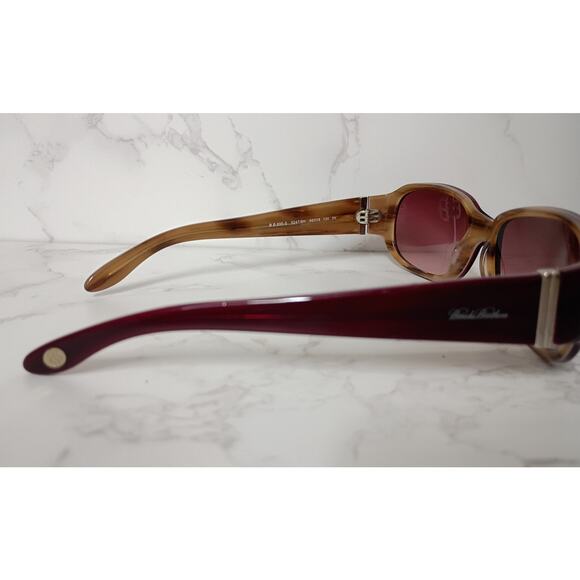 Brooks Brothers Burgundy Unisex Sunglasses - NEW - Picture 3 of 7